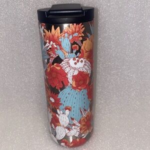 Starbucks 2019 Summer Cactus Print Double Walled Stainless Steel Tumbler